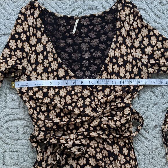 FREE PEOPLE Pradera printed dress small @Z - Picture 3 of 11